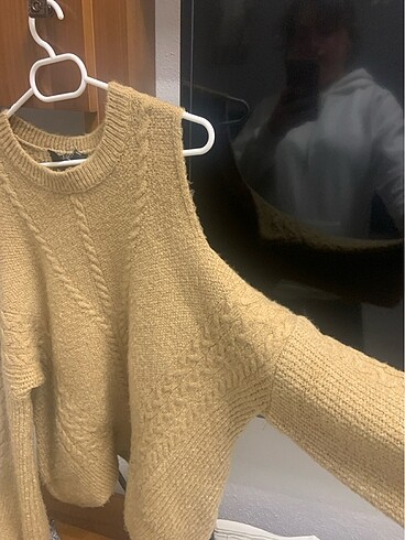 Hardal sarısı kazak - Görsel 2