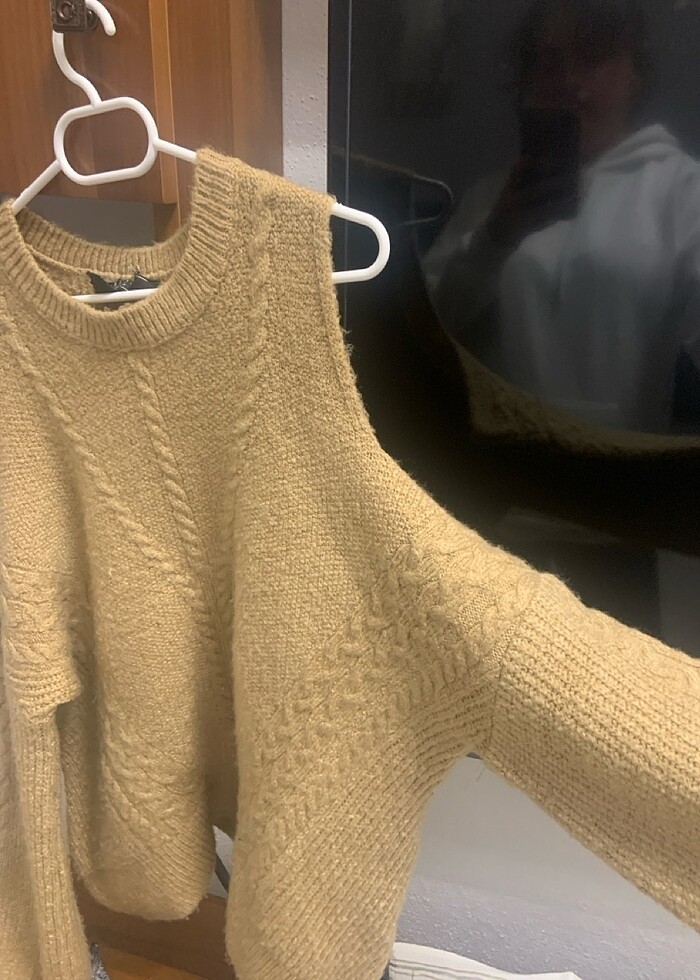 Hardal sarısı kazak - Görsel 2