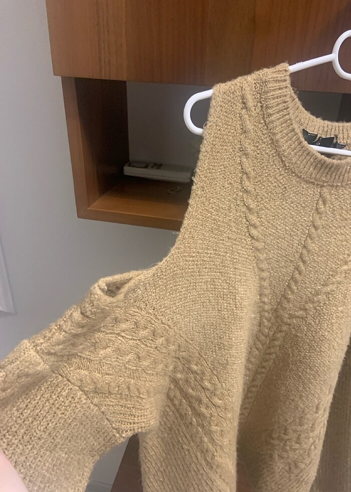 Hardal sarısı kazak - Görsel 3