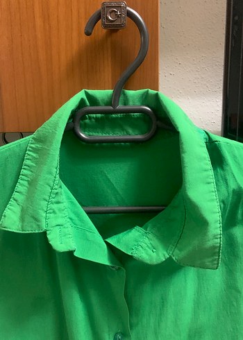 Yeşil Kadın gömlek - Görsel 3