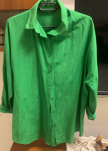 Yeşil Kadın gömlek - Görsel 2