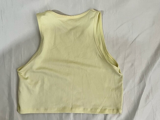 Diğer Sarı crop-top