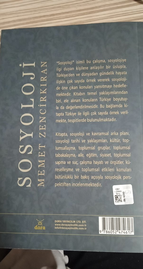 Sosyoloji - Memet Zencirkıran - Görsel 2