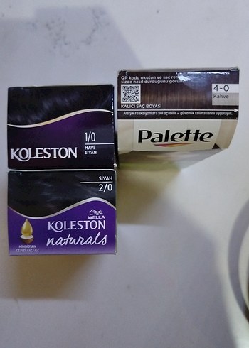 Wella Koleston ve Palette Doğal Saç Boyası Seti