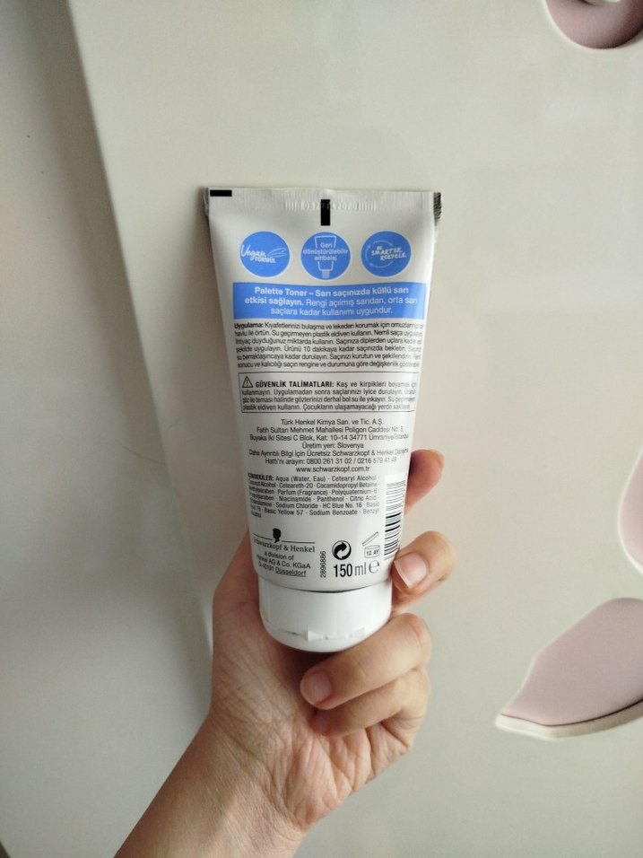 Palette Küllü Sarı Toner Saç Boyası - Görsel 2