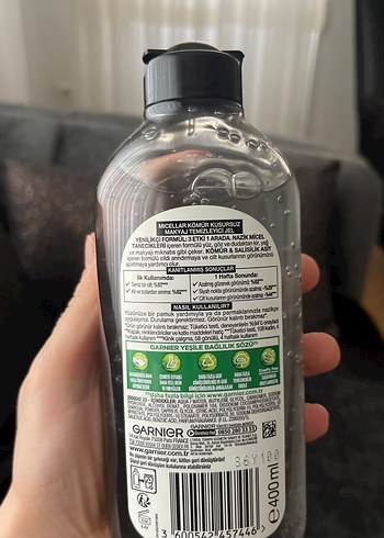 Garnier Micellar Kömür Makyaj Temizleyici Jel - Görsel 2