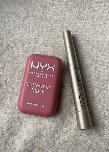 NYX Nyx buttermelt allık ve maskara