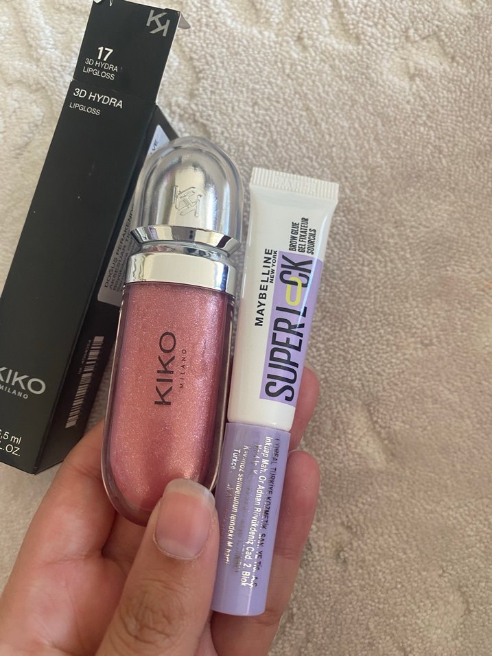 Kiko 3D Hydra lipgloss ve kaş jeli seti - Görsel 2