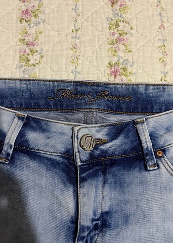 mavi american vintage 2000s mini kot şort - Görsel 2