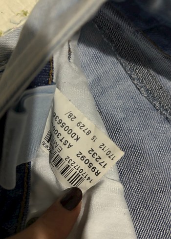 mavi american vintage 2000s mini kot şort - Görsel 3