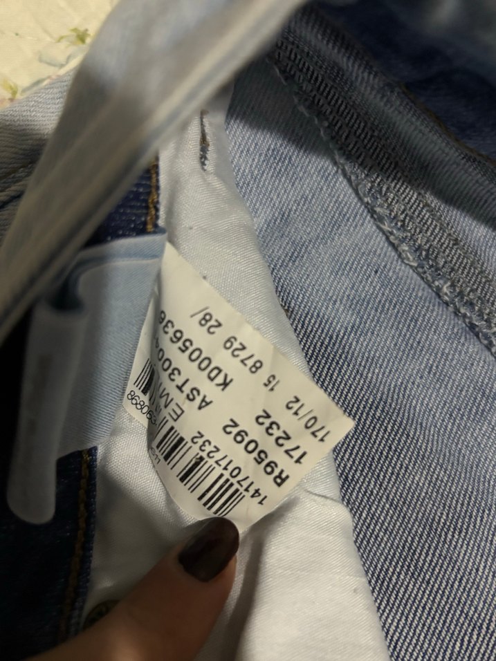 mavi american vintage 2000s mini kot şort - Görsel 3