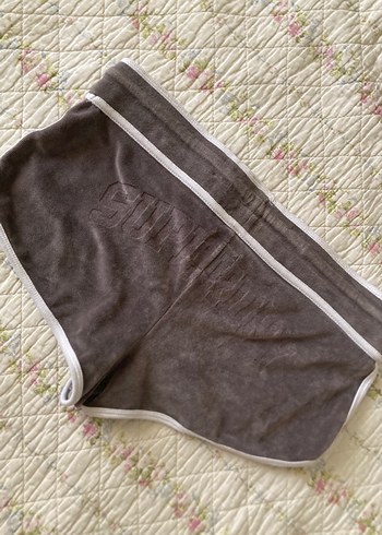 m Beden kahverengi Renk superdry american vintage juicy mini kadife şort