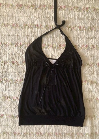 S@TILDI! american vintage ltb boyundan bağlamalı bluz büstiyer