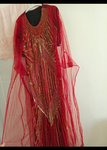 Kırmızı Bohem Uzun Kollu  yoresel - Görsel 4