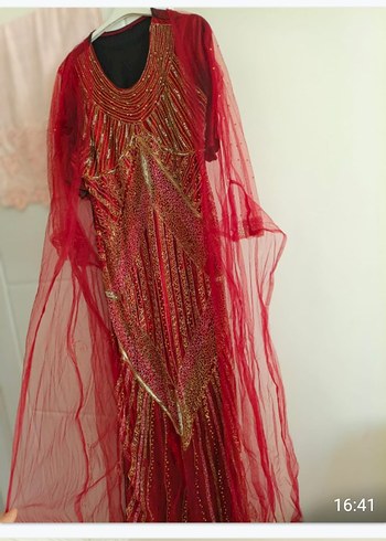 Kırmızı Bohem Uzun Kollu  yoresel - Görsel 2