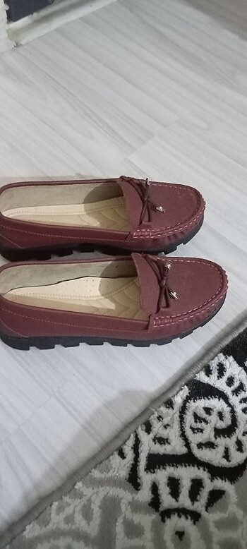 38 Beden bordo Renk Klasik ayakkabi