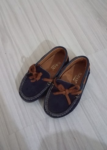 koyu mavi Erkek Çocuk Süet Ayakkabı - Görsel 4