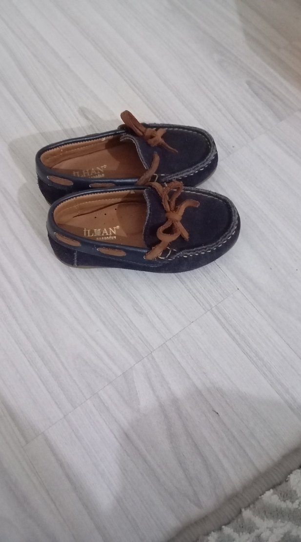 koyu mavi Erkek Çocuk Süet Ayakkabı - Görsel 3