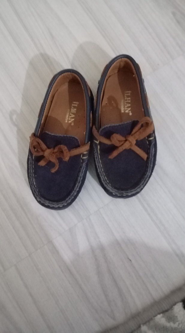 koyu mavi Erkek Çocuk Süet Ayakkabı - Görsel 2