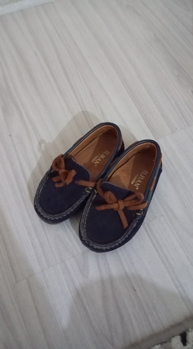 koyu mavi Erkek Çocuk Süet Ayakkabı - Görsel 4