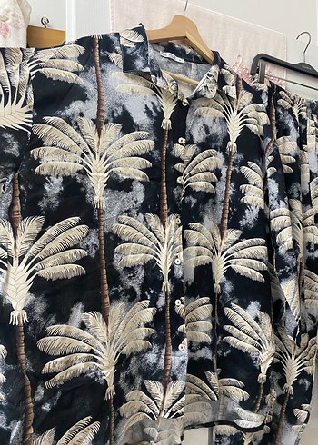 Bohem Desen Uzun Kollu Erkek Pijama Takımı - Görsel 2