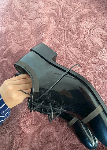 Bordo Parlak Modern Klasik Erkek Ayakkabı - Görsel 4