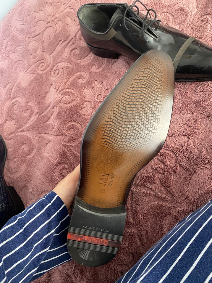 Bordo Parlak Modern Klasik Erkek Ayakkabı - Görsel 2