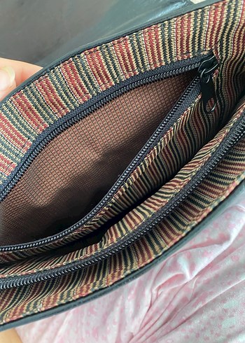 Klasik Siyah Deri Kadın Çanta - Görsel 3