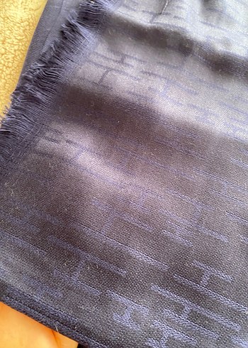 Hermès Paris Mavi İpek Kadın Şal - Görsel 4