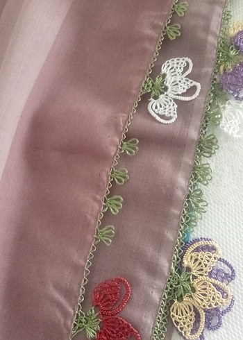 Bohem Tarz Pastel Renkli Kadın Fular - Görsel 3