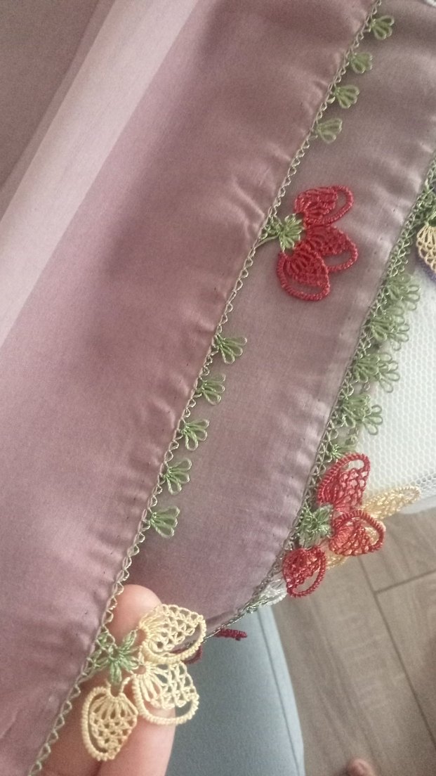 Bohem Tarz Pastel Renkli Kadın Fular - Görsel 2