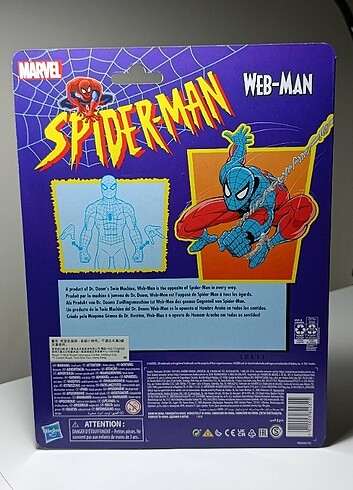  Marvel Legends Spider-Man Web-Man Retro