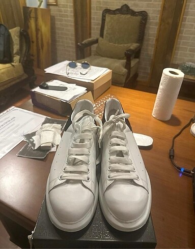 42 Beden alexander mcqueen 0 ithal deri erkek ayakkabı