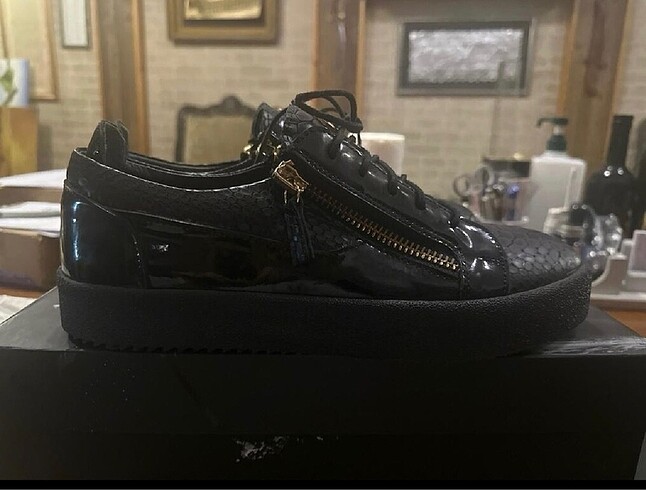 giuseppe zanotti ithal deri erkek ayakkabı