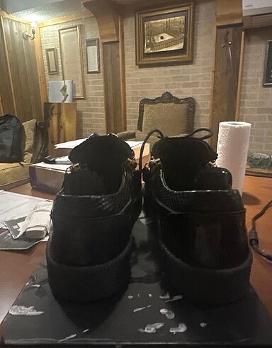 42 Beden siyah Renk giuseppe zanotti ithal deri erkek ayakkabı