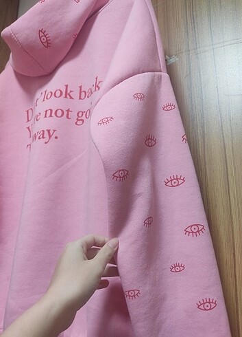 Pembe sweatshirt 