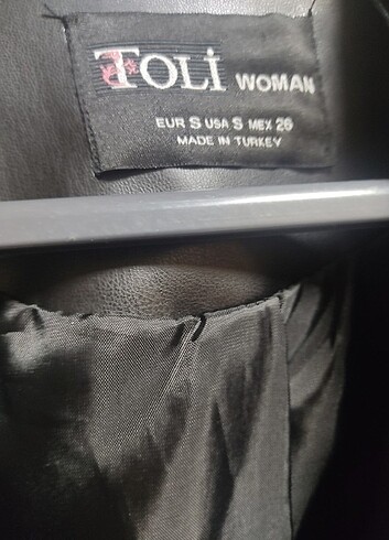 s Beden Deri ceket