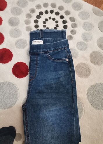 11-12 Yaş Beden lacivert Renk Kız çocuğu kot pantolon