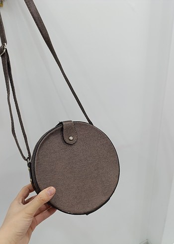 Kahverengi,Deri çapraz bavul Kadın Çanta - Görsel 2