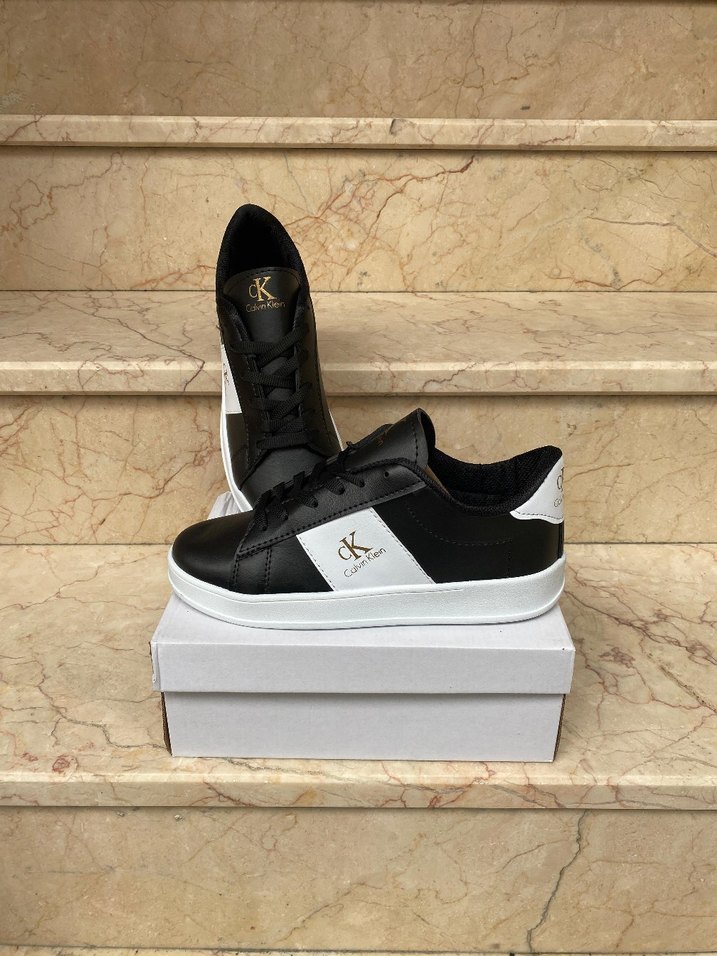 Calvin Klein Siyah-Beyaz Erkek Spor Ayakkabı - Görsel 2