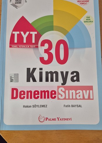 TYT Kimya 30 Deneme Sınavı Kitabı