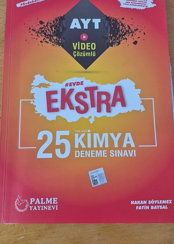 Palme 25 Kimya Deneme Sınavı AYT Video Çözümlü