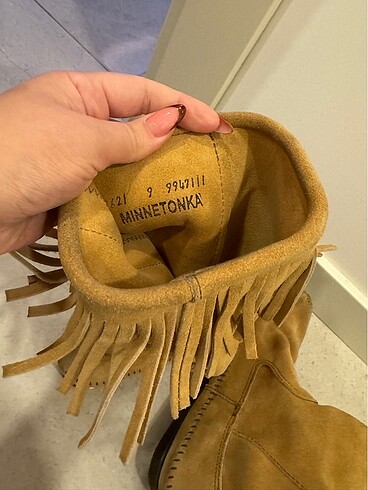39 Beden camel Renk Minnetonka Cizme