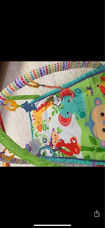  Beden Fisher Price oyun matı yağmur ormanı