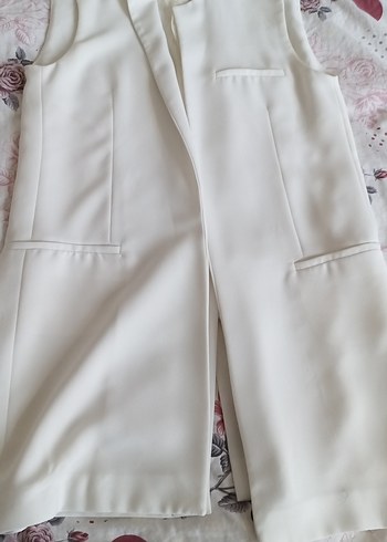 Beymen Club Ekru Kolsuz Uzun Blazer