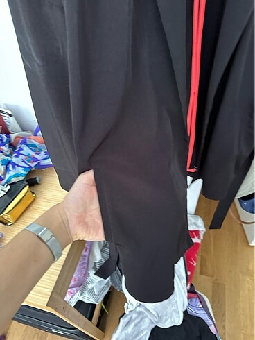 Diğer Homestore Oversize Tasarım kuşaklı blazer ceket