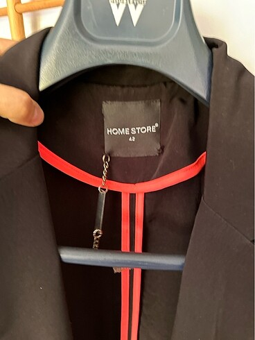 l Beden Homestore Oversize Tasarım kuşaklı blazer ceket