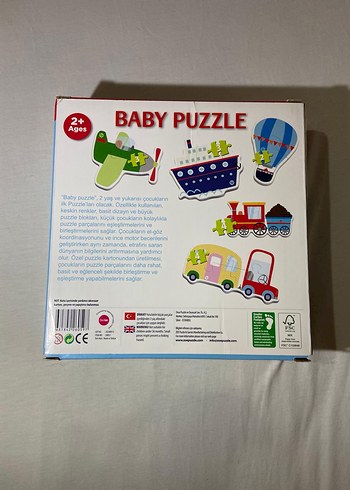 Beden Fisher Price Baby Puzzle Vehicles +2 yaş