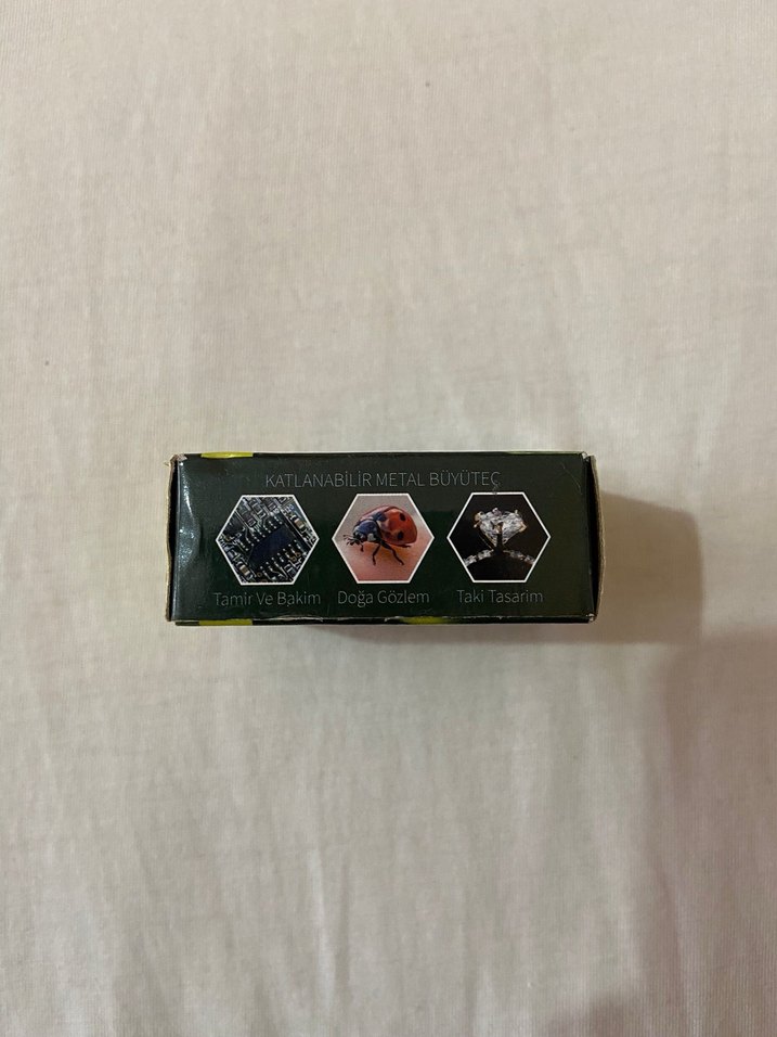 Katlanır Cep Boy Büyüteç Metal - Görsel 5