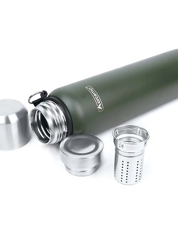 Aorcamp Çift Katmanlı Termos Şişe - Haki - Görsel 2